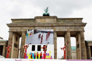 Auftritt beim Deutschen Turnfest am Brandenburger Tor