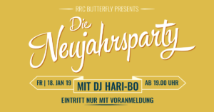 ★ Der RRC Butterfly lädt zur Neujahrsparty! ★